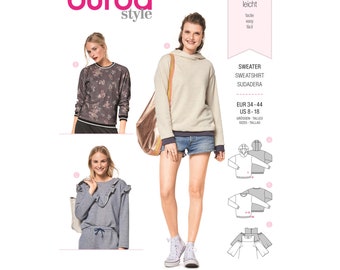 Burda Style Schnittmuster - Pullover - Sweater - Hoodie - Nr. 6406