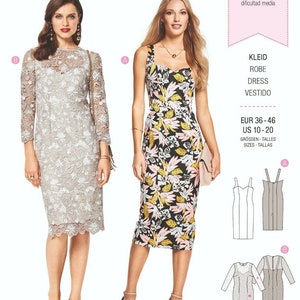 Burda Style Schnittmuster - Kleid - Cocktail-Kleider - Nr. 6423
