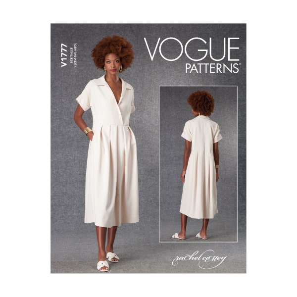 Vogue Schnittmuster V1777 - Kleid - legere und bequem - Schlupfkleid