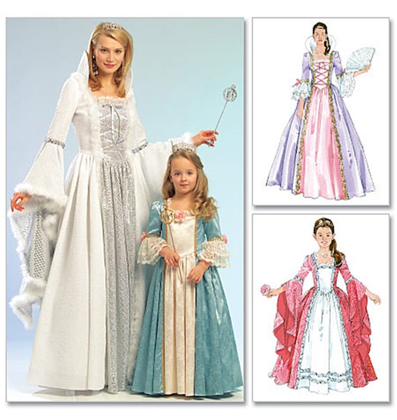 Patron de couture McCalls M5731 Costumes Robes de princesse