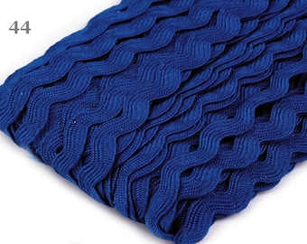 0.48EUR/ 1 m, 5 m rickrack, royal blue, 5 mm