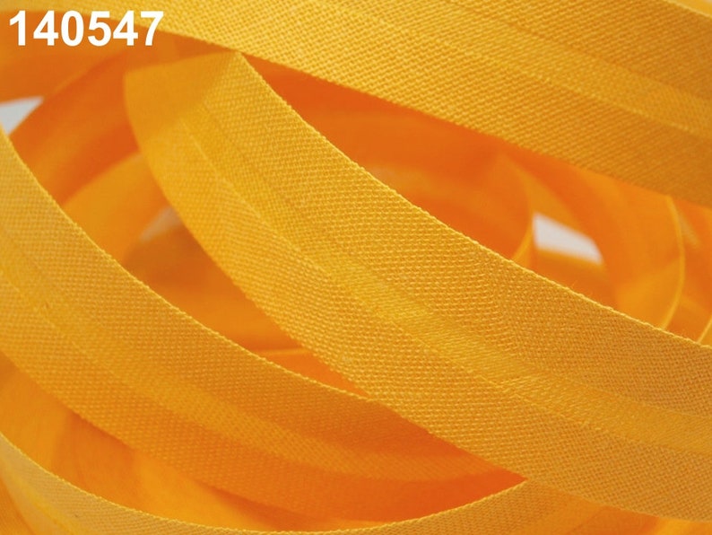 1.20EUR/m , 3m Schrägband, Baumwolle, 30mm, kürbisorange, 150547 Bild 2