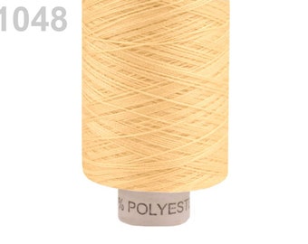 Polyester, sewing thread, 500 meters - light yellow, 1048