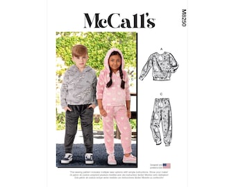 McCall's pattern M8250 - Jogging suit - Kids