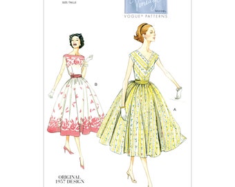Vogue pattern V8789 - Dress - Vintage - 50s style