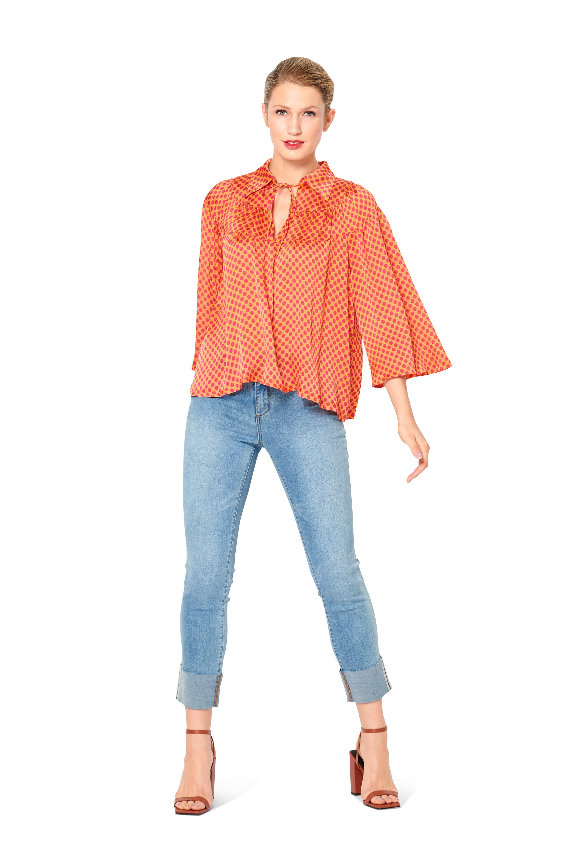 Burda Style Sewing Pattern Blouse Summer Blouses Ethnic Etsy