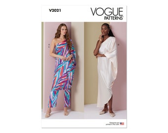Cartamodello Vogue V2021 - abito da casa e pantaloni