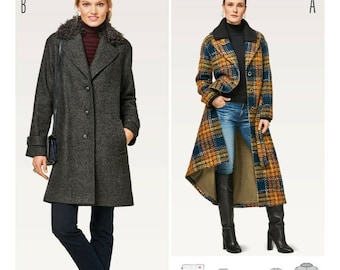 Burda Style Pattern - Coat - Blazer Coat - No. 6462