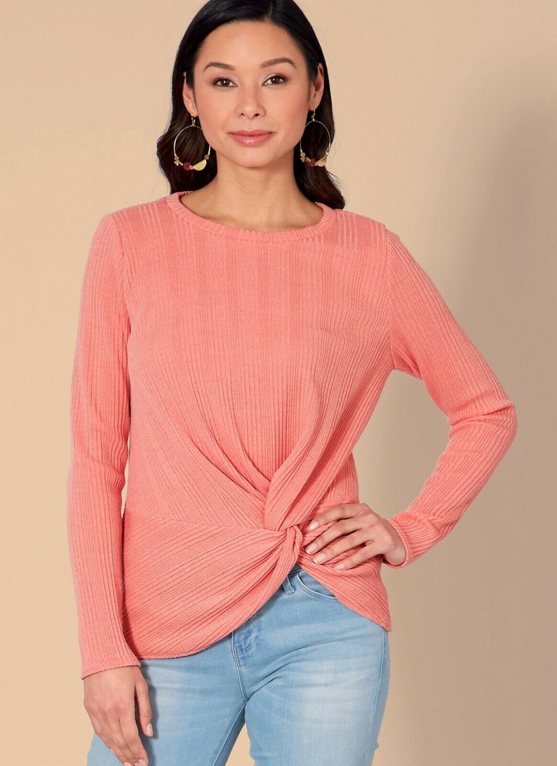 McCalls Sewing Pattern M7975 Blouse Shirt Knotted