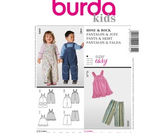 Burda Schnittmuster - Latzhose, Latzrock & Hose - Nr. 9772