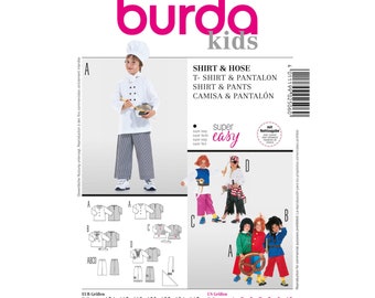 Burda Kids Schnittmuster - Kostüm - Koch - Pirat - Max - Hose - Jacke - Nr.2506