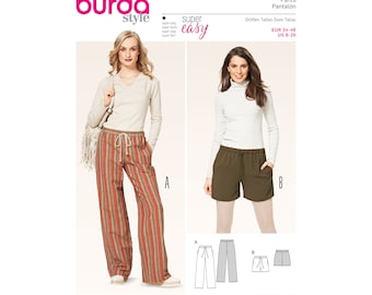 Burda Style Sewing Pattern - Trousers - Trousers & Shorts - No. 6735