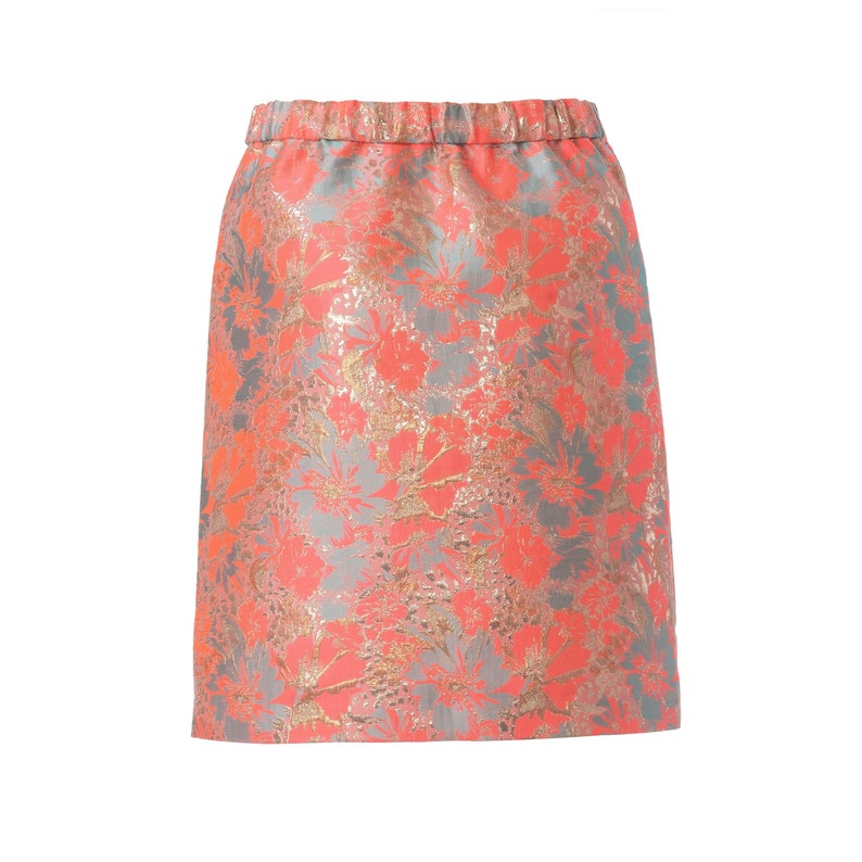 Burda Style Pattern No. 6073 Rok 3 lengtes Rubberen tailleband, smalle vorm afbeelding 4