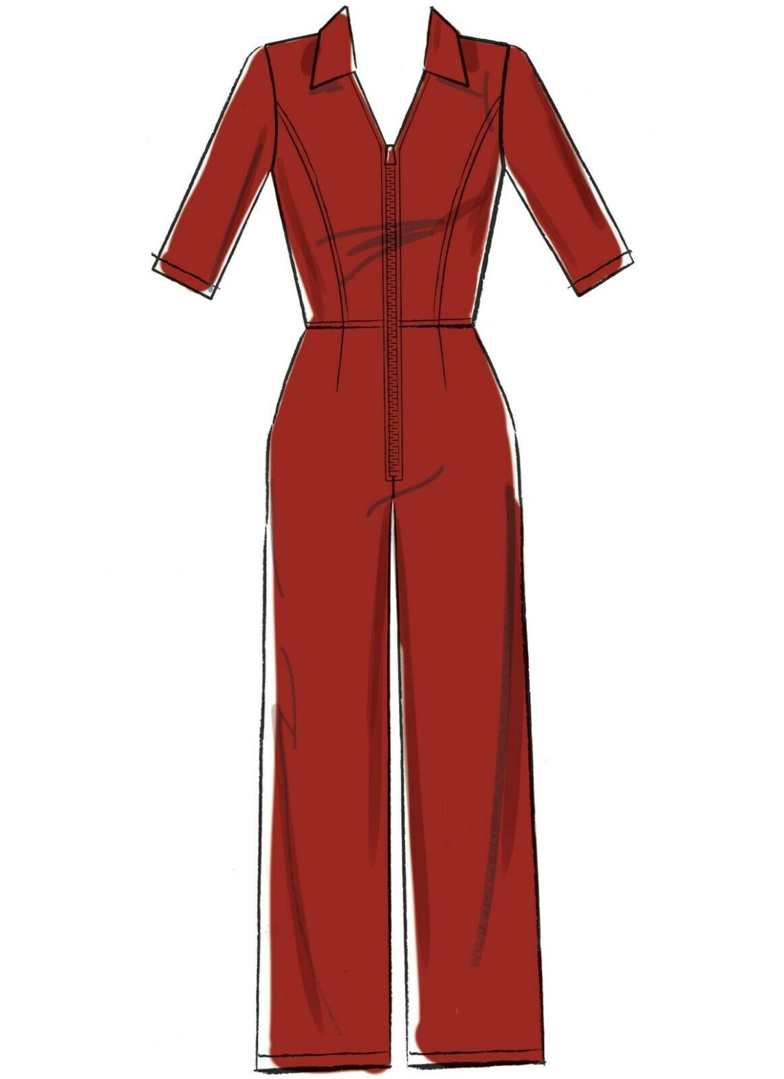 mccalls-sewing-pattern-m7908-jumpsuit-with-zipper-pockets-etsy