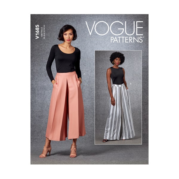 Vogue Schnittmuster V1685 - Hose - Hosenrock