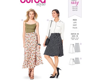 Burda Style Sewing Pattern - Skirt - Wrap Skirt - No. 6340