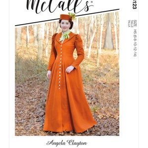 McCalls Sewing Pattern M8123 - Victorian Coat - Historical circa 1880