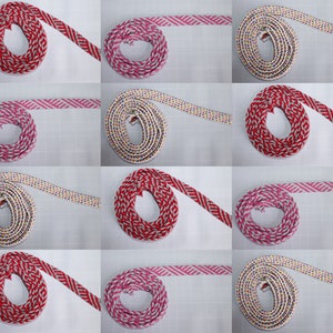 1,35EUR/m,  3 Meter Flachkordel, Hoodieband, Schnur Kordel - Baumwolle - 18 mm, versch. Farben