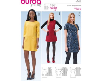 Burda Style Sewing Pattern - Dress - Sheath Dress & Strap Dress - No. 6721