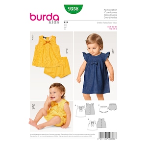 Burda Kids Sewing Pattern Combination 9358 image 1