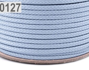 0.28EUR/ 1 m, 5 m polyester cord, 2 mm, sky blue