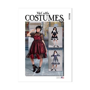 McCalls Sewing Pattern M8336 - Costume - Manga - Girls