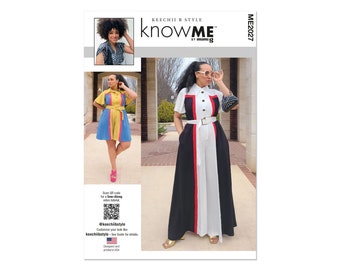 knowME Schnittmuster - ME2027 - eleganter Overall, auch bodenlang