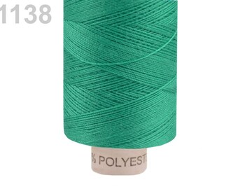 Polyester, fil à coudre, 500 mètres - vert, 1138