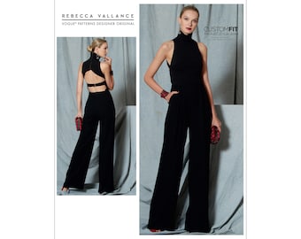 Vogue Sewing Pattern V1524 - Overall - Jumpsuit with an open back