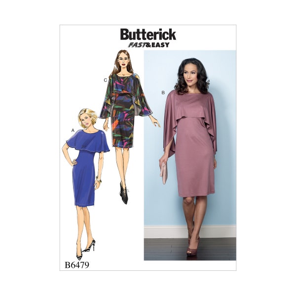 Butterick Schnittmuster - easy - B6479 - Abendkleid, elegantes Kleid
