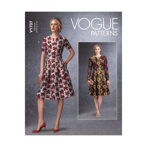 Vogue sewing pattern V1737 - Dress - with narrow or wide skirt