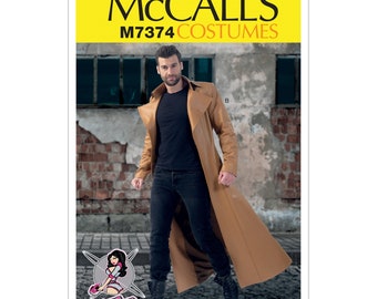 McCalls Sewing Pattern M7374 - Cosplay - Coat - Yaya Han - Men