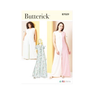 Butterick Symönster - B7029 - Loungekläder, Hemmabody för Damer