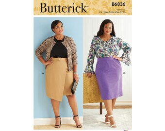 Butterick pattern - B6836 - narrow skirt, pencil skirt