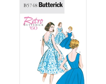 Butterick Sewing Pattern - Retro - B5748 - 60's Dress