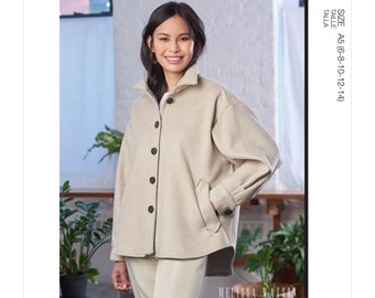 Patron de couture McCalls M8210 - veste pour femme avec boutons