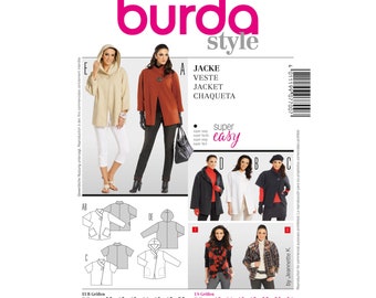 Burda Style-Schnittmuster -Kleid, Top - 7700