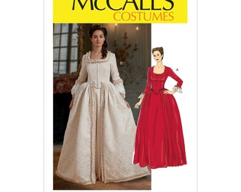 McCalls naaipatroon M7965 - kostuum - jurk - barok - middeleeuws - Steampunk