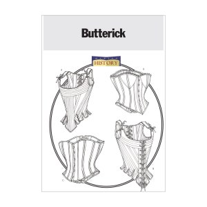 Butterick Sewing Pattern - History - B4254 - Corsage, bodice, historical garment