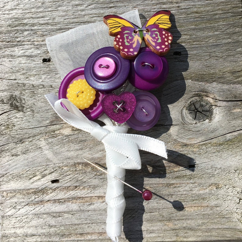 Matching Bouquet Available Mother of Bride Customisable Coral Salmon Pink Button Boutonniere Corsage Available in any colourdesign