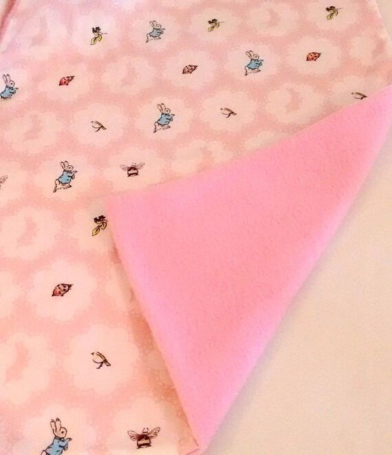 peter rabbit comforter pink