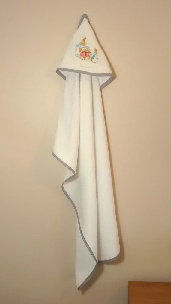 peter rabbit baby towel