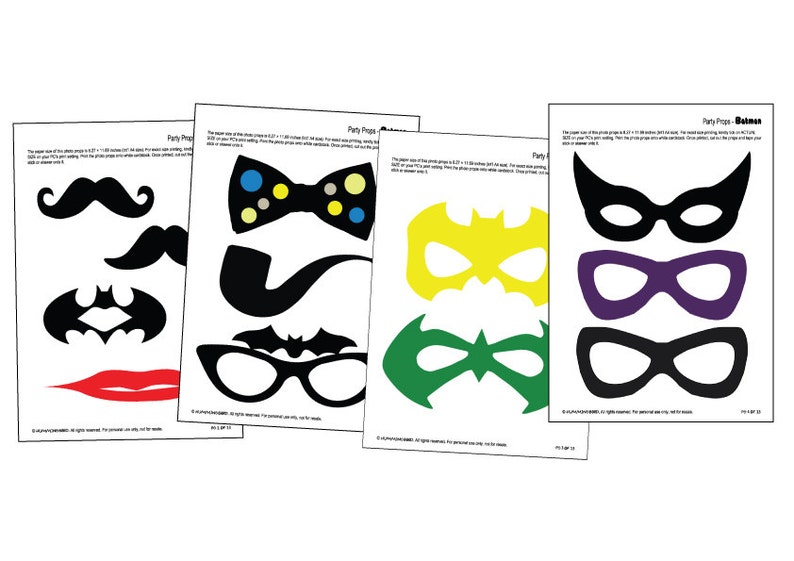 Batman Themed Party Photo Booth Prop Superhero Photo Prop | Etsy