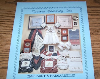 1989 Margaret & Margaret NURSERY SAMPLING ONE Cross Stitch, Booklet 24, Designs by Margaret McKee
