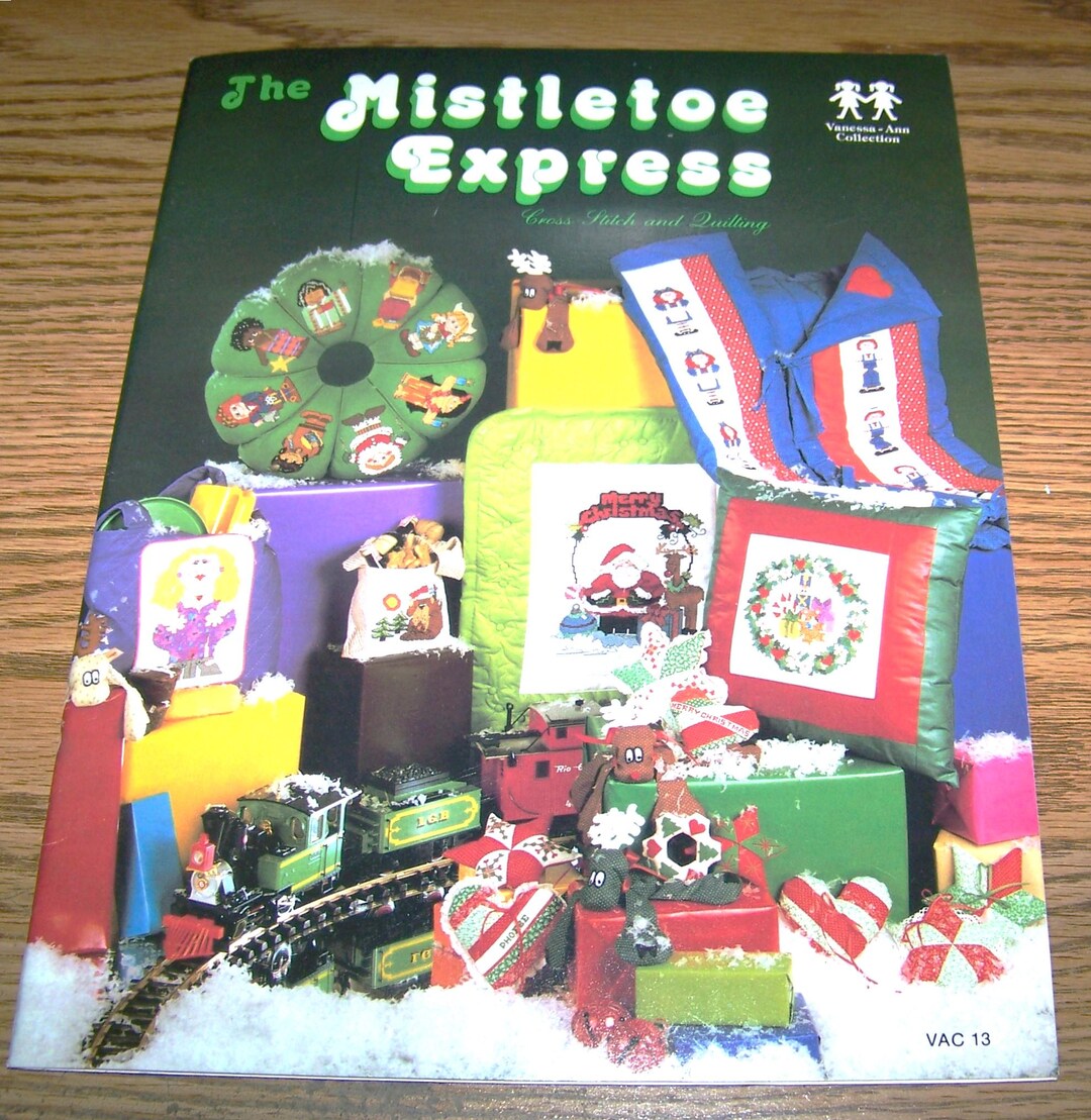 Mistletoe Express 1982 Vanessa-ann Collection the MISTLETOE EXPRESS Cross Stitch and ...
