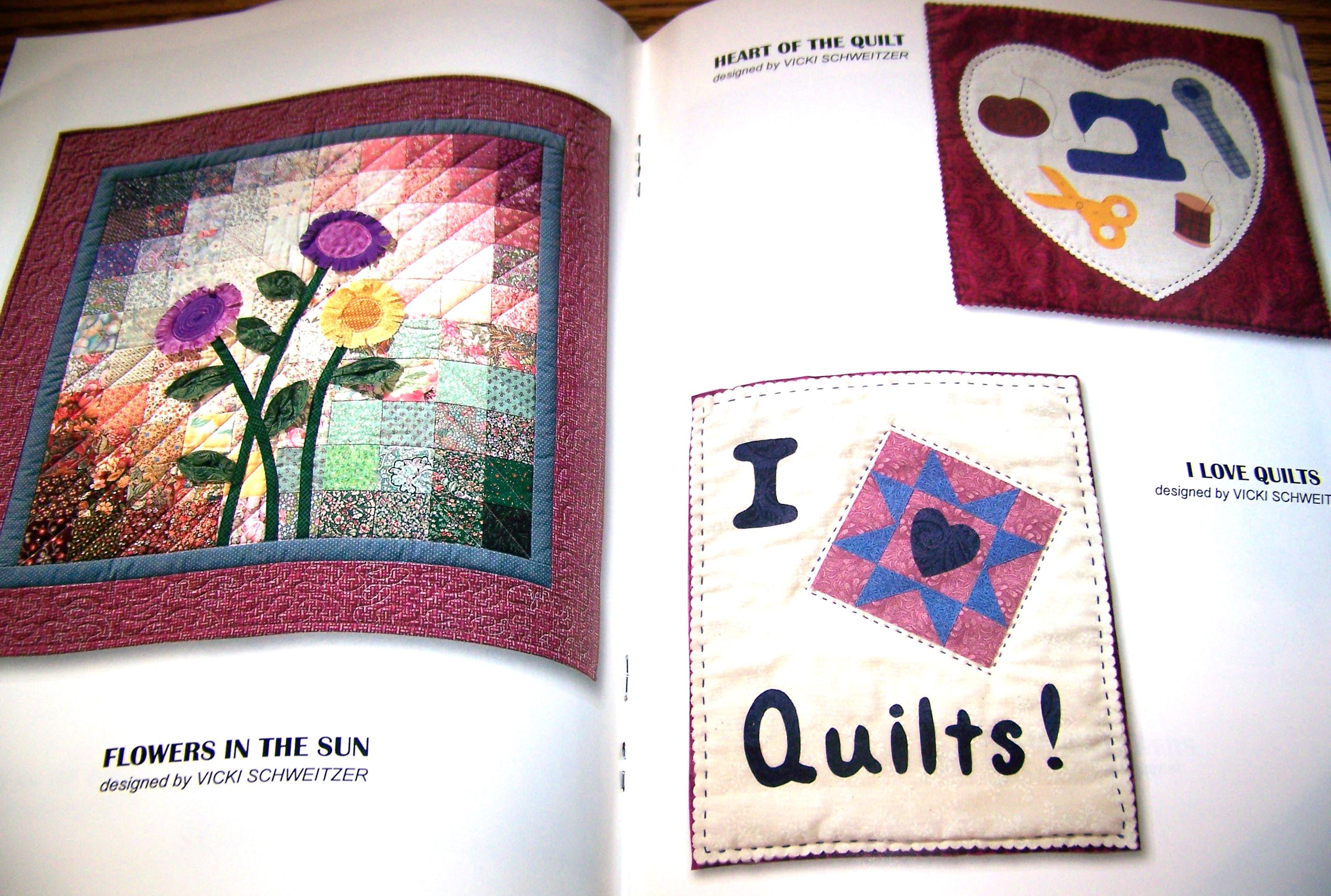 Patchwork Moon 2000 Patchwork Moon Designs, FRAYED AROUND the EDGES Quilt Pattern ...