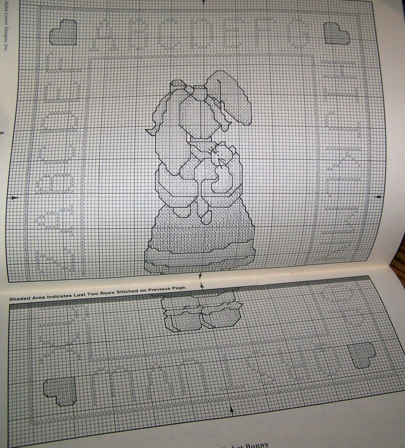 1987 Alma Lynne Designs, FOLKSY FOURSOME Cross Stitch & Sewing Pattern ...