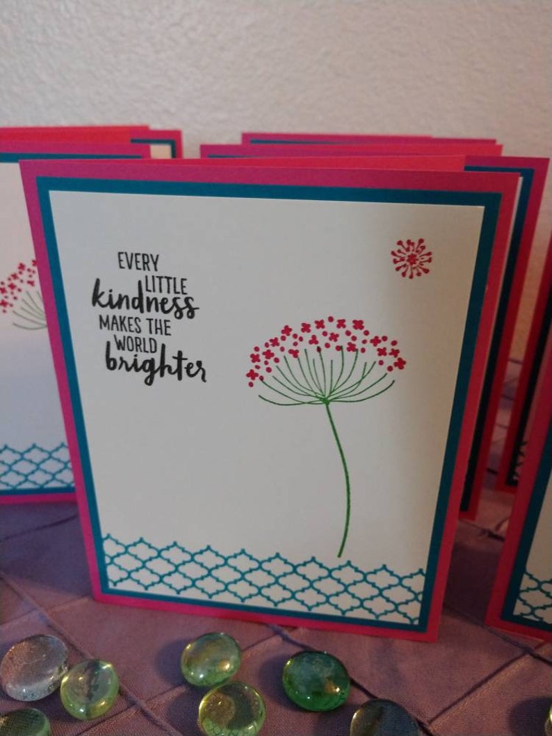 Every little kindness makes the world brighter card set