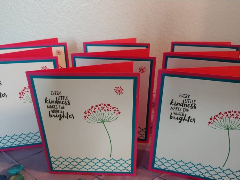 Every little kindness makes the world brighter card set