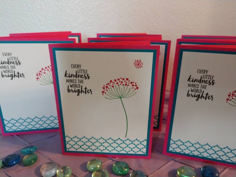 Every little kindness makes the world brighter card set